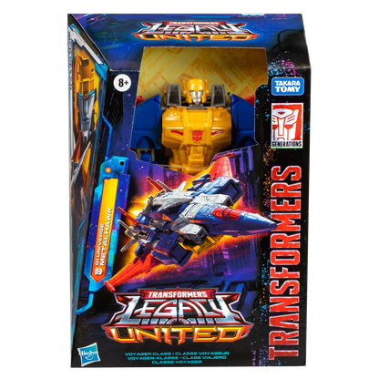 Transformers Generations Legacy United Voyageur Class G1 Universe Metalhawk