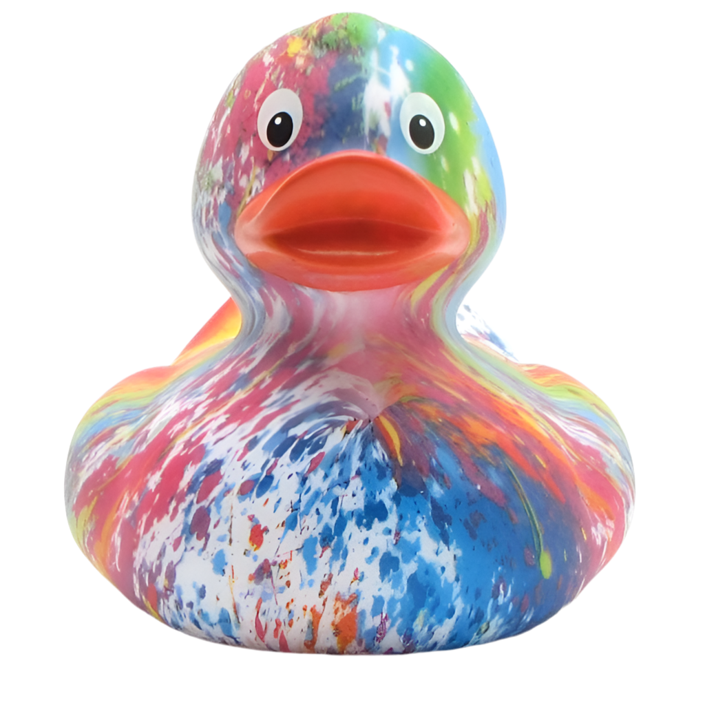 Klassieke eend regenboog spray