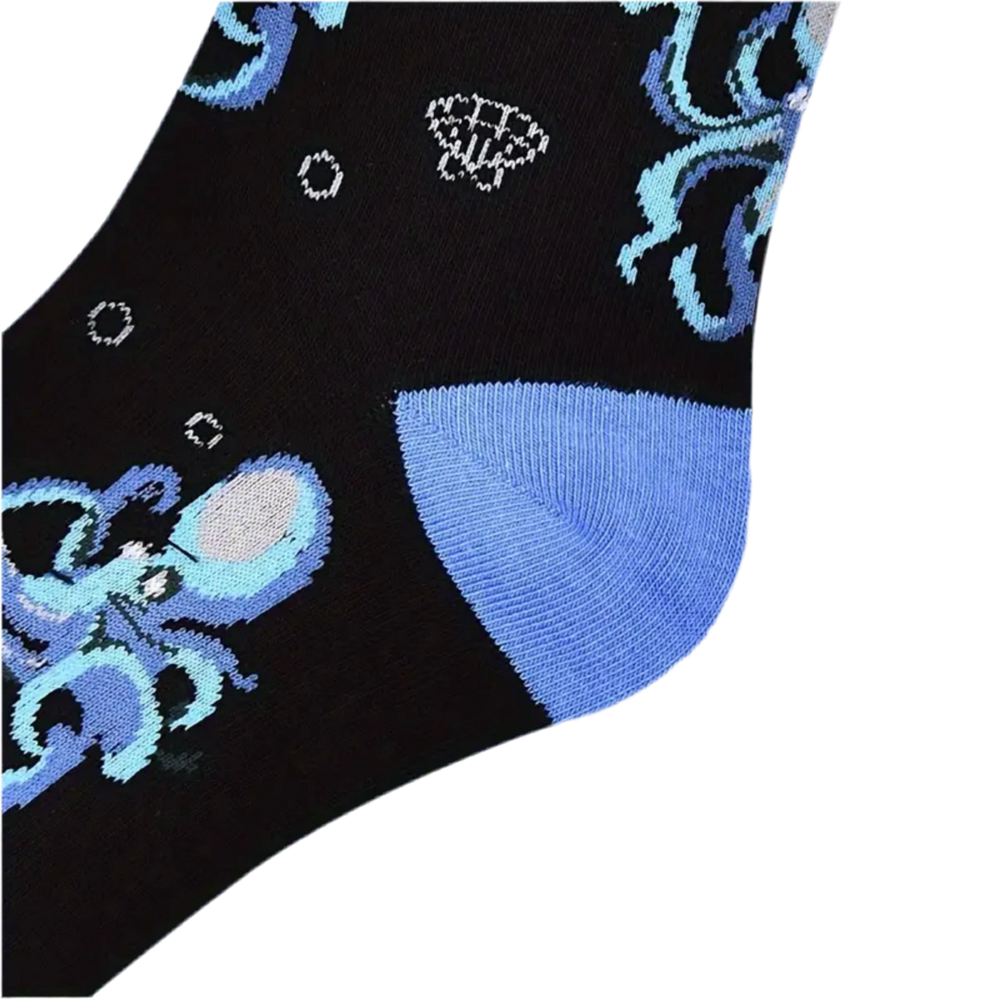 Blue Octopus Socks