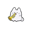 Trumpeter Cat Pin