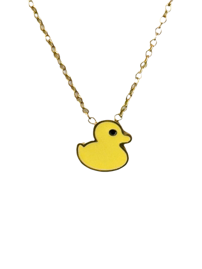 Collier Canard Jaune