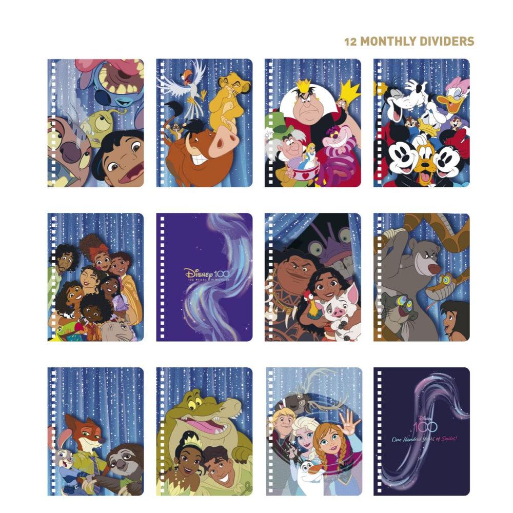 Disney Weekly Planner - Undated + Dividers + Stickers