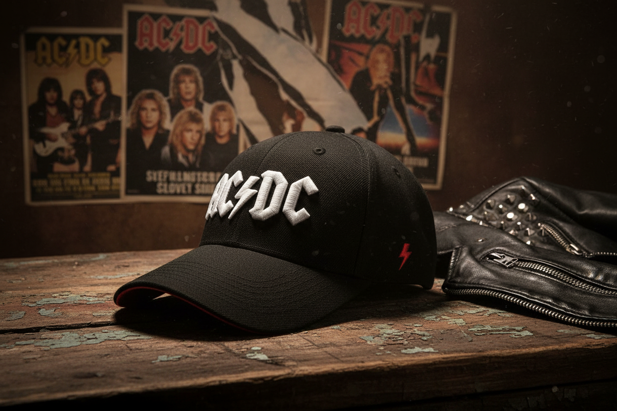 AC/DC - Plug Me In - Casquette de Baseball "Washed"