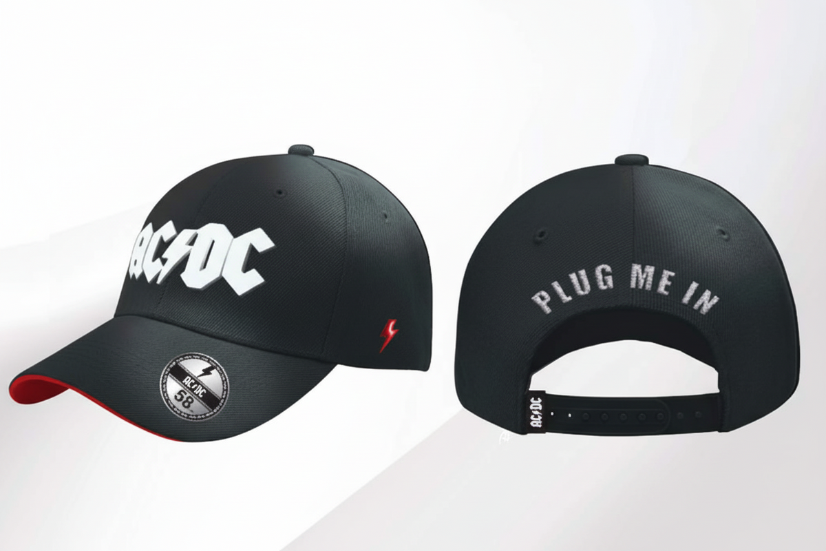 AC/DC - Plug Me In - "Washed" baseballpet