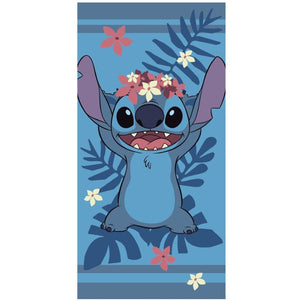 Strandtuch Lilo & Stitch - Stitch Fleurs