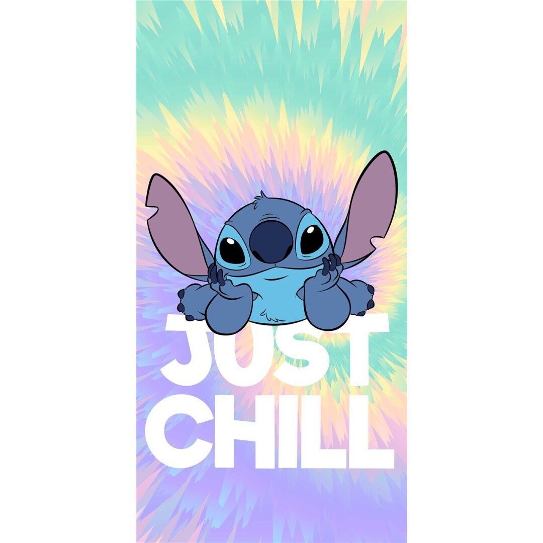 LILO & STITCH Just Chill -Serviette de Plage 100% Polyester 70x140cm