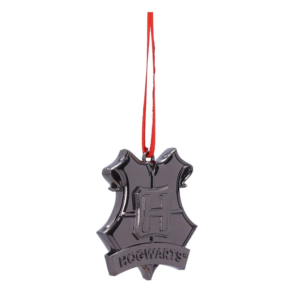 Harry Potter Christmas Decoration - Hogwarts Crest (Silver)