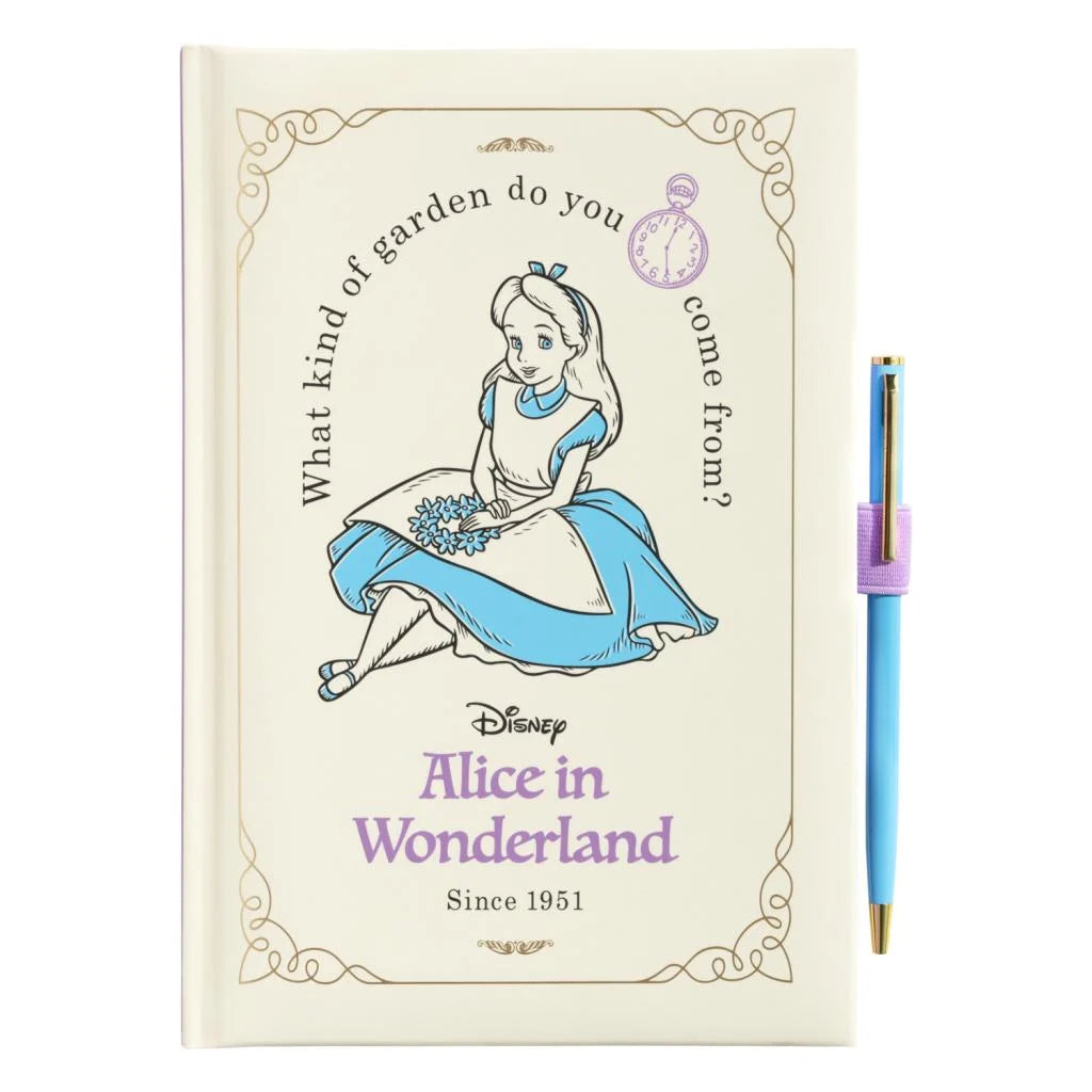 Carnet de Note avec Stylo Alice au Pays des Merveilles