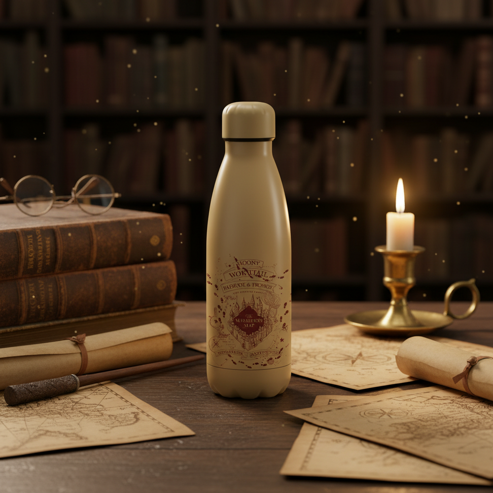 Bouteille isotherme Harry Potter - Carte du Maraudeur - 350 ml