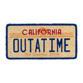 Deurmat - Plaque met de tekst "Back to the Future"