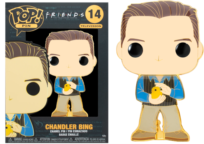 FRIENDS Pop Large Enamel Pin N° 14 Chandler Duck