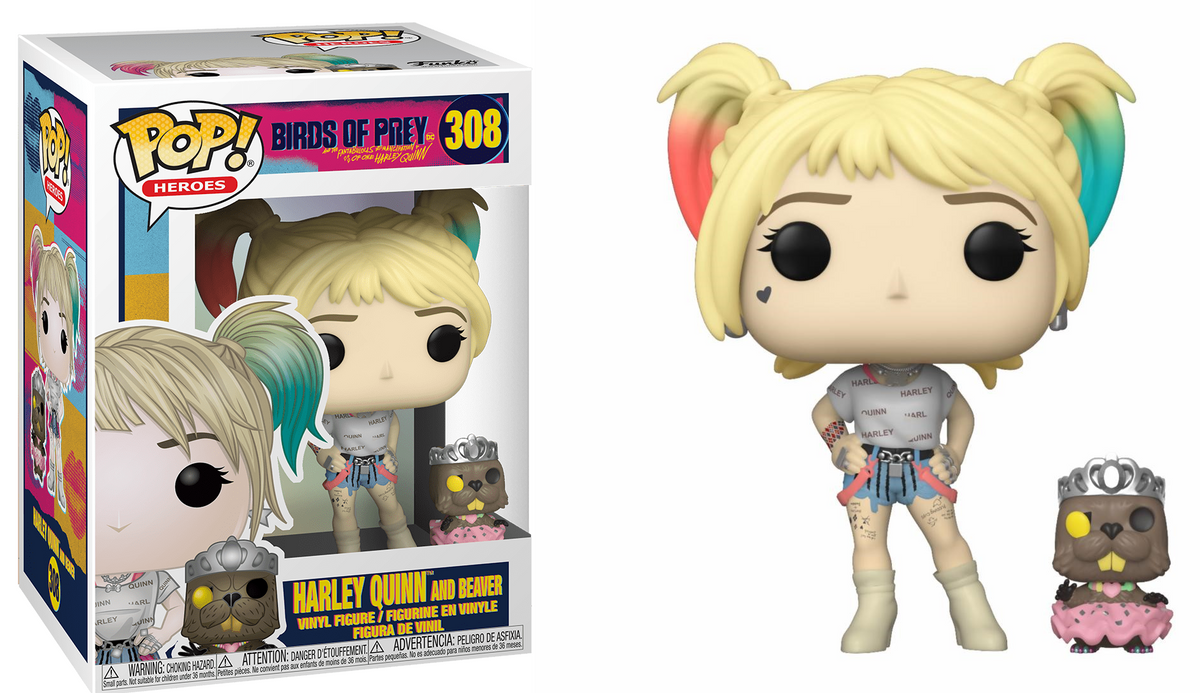 Pop! Harley Quinn avec Beaver