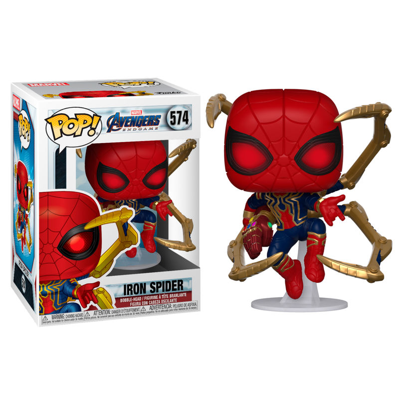 Pop! Iron Spider Man & Gant de l'Infinie