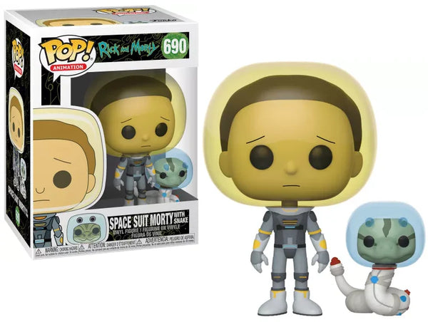 Funko Pop! & Buddy Space Suit Morty avec Serpent – Rick And Morty