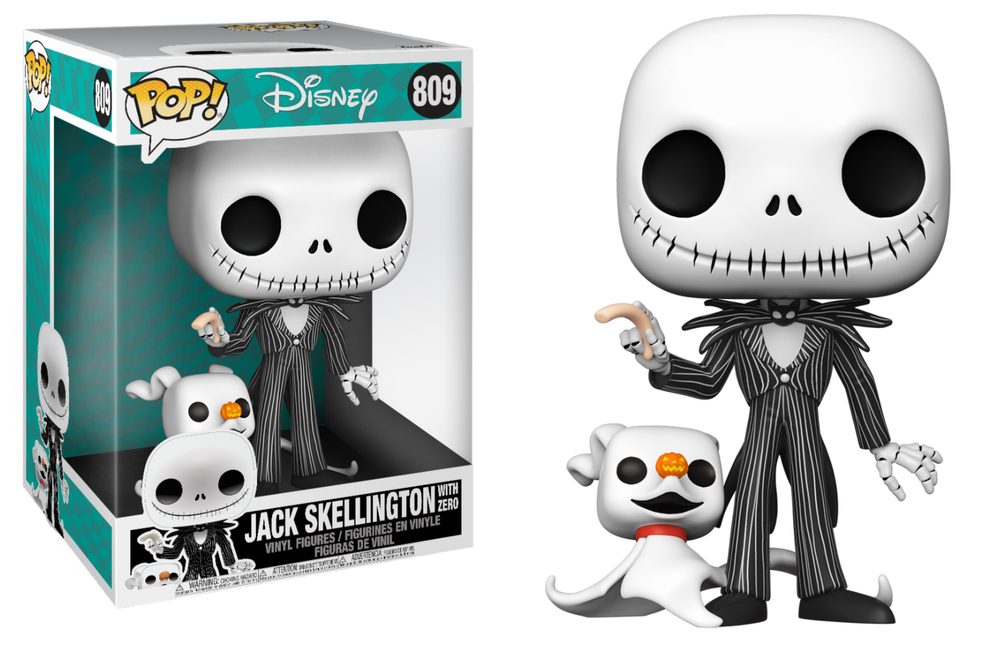 Pop! Jumbo Jack Skellington met Zero 
