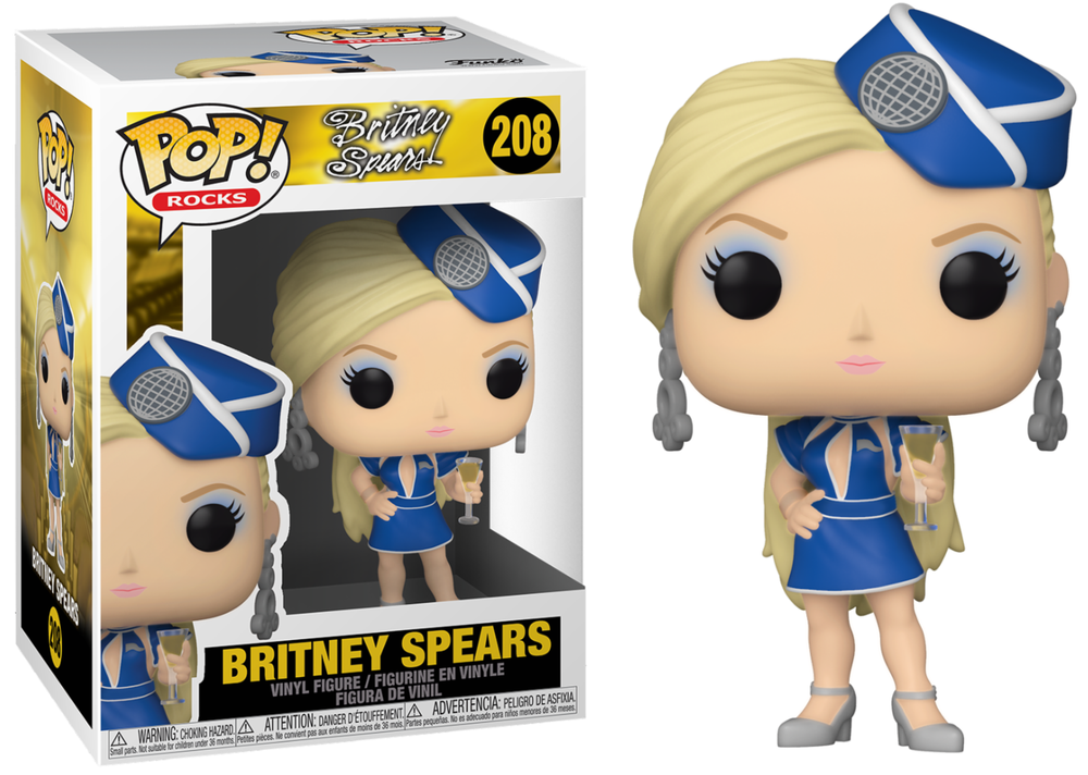 Pop! Britney Spears as a Flight Attendant