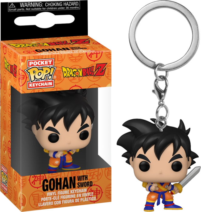 Pop! Keychain Gohan with sword
