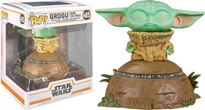 Pop! Deluxe Lights and Sounds Grogu Using the Force