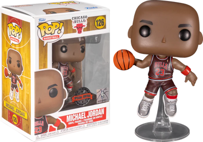 Pop! Michael Jordan with Jordans (Blk Pinstripe Jersey)