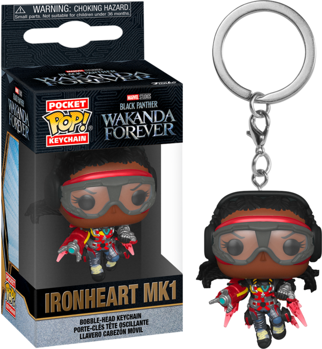 BLACK PANTHER WAKANDA FOREVER Pocket Pop Keychains Ironheart MK1