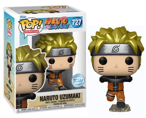 naruto pop n 727 naruto running metalic effect special edition