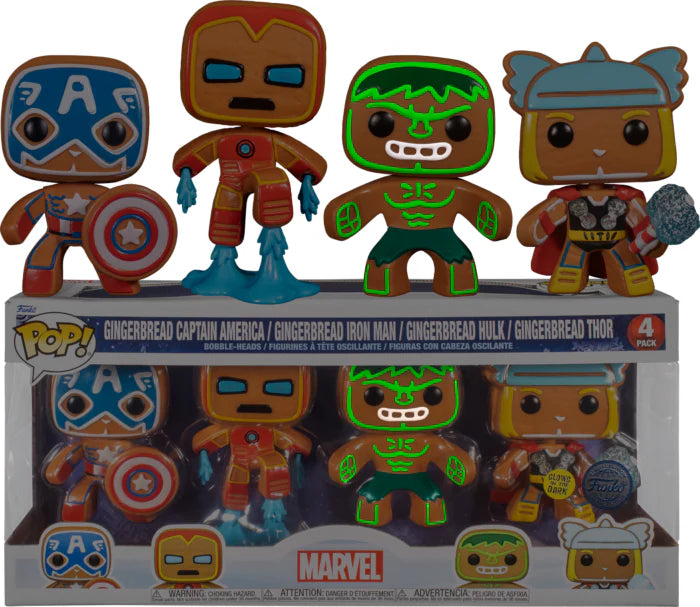 Pop! Avengers Pain d'Épices Holiday 4-Pack