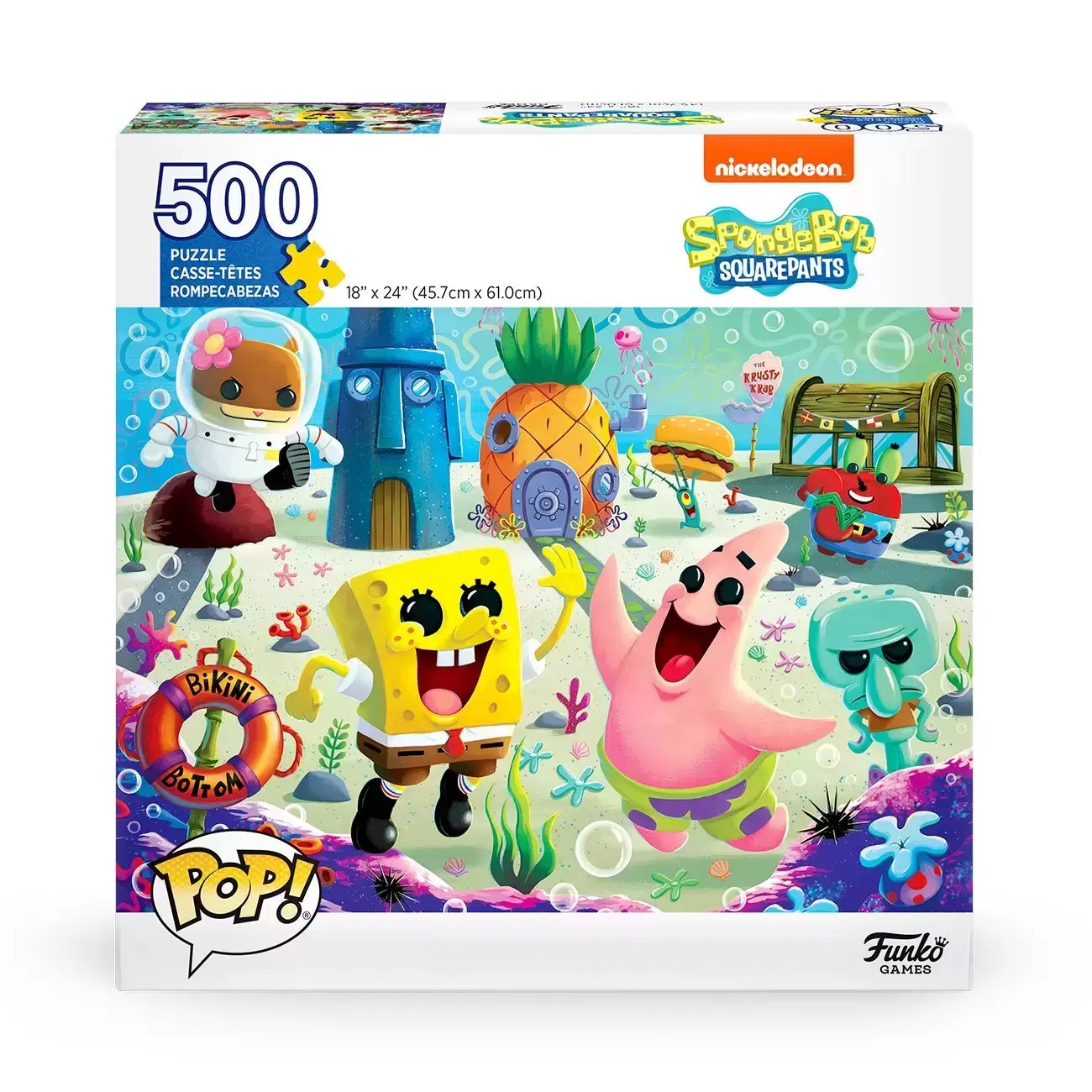 pop spongebob squarepants puzzle