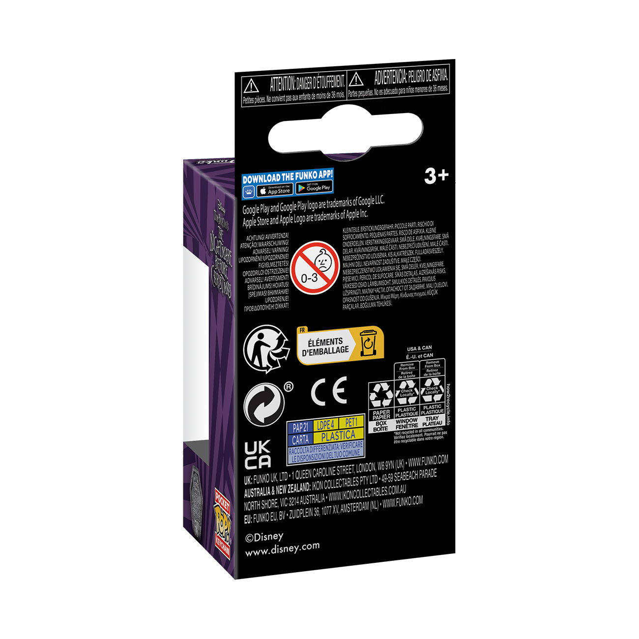 pop keychain jack skellington in graveyard