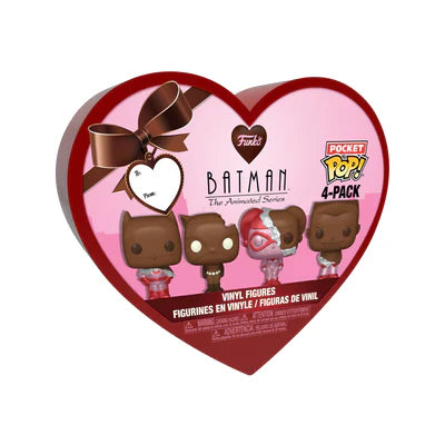 Funko Pocket Pop! 4 Pack- Saint-Valentin (Chocolat) – DC Comics