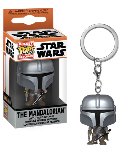 Pop! Keychain The Mandalorian avec Darksaber