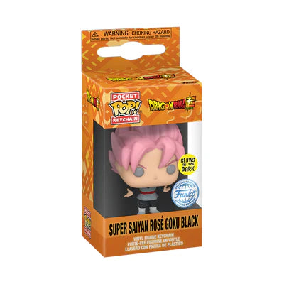 Pop! Keychain Super Saiyan Rosé Goku Black (Glow)