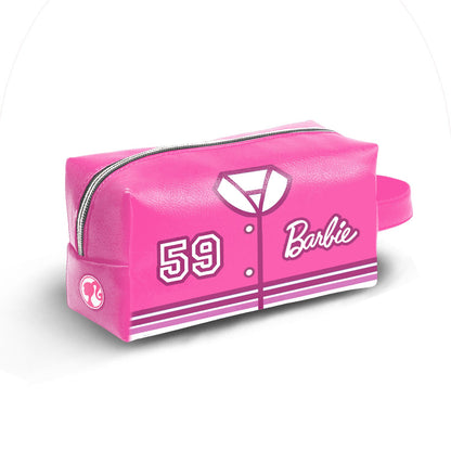 Trousse de Toilette de Voyage Brick PLUS Barbie « Varsity » – Rose