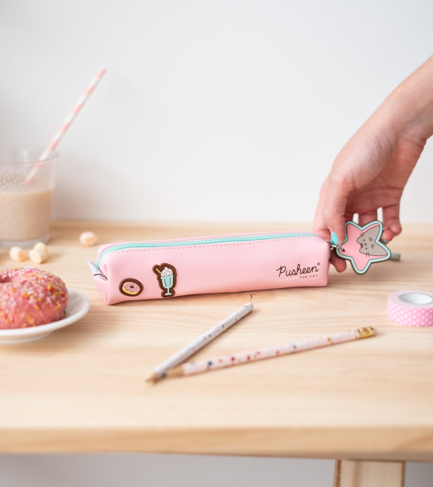 Pusheen Square Pencil Case - Rose Collection