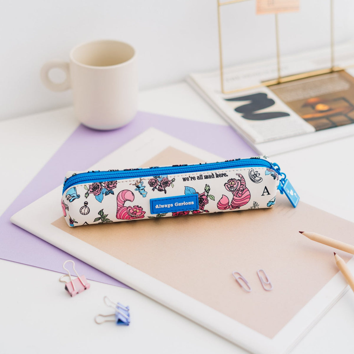 Rechthoekig etui van Disney - Alice in Wonderland