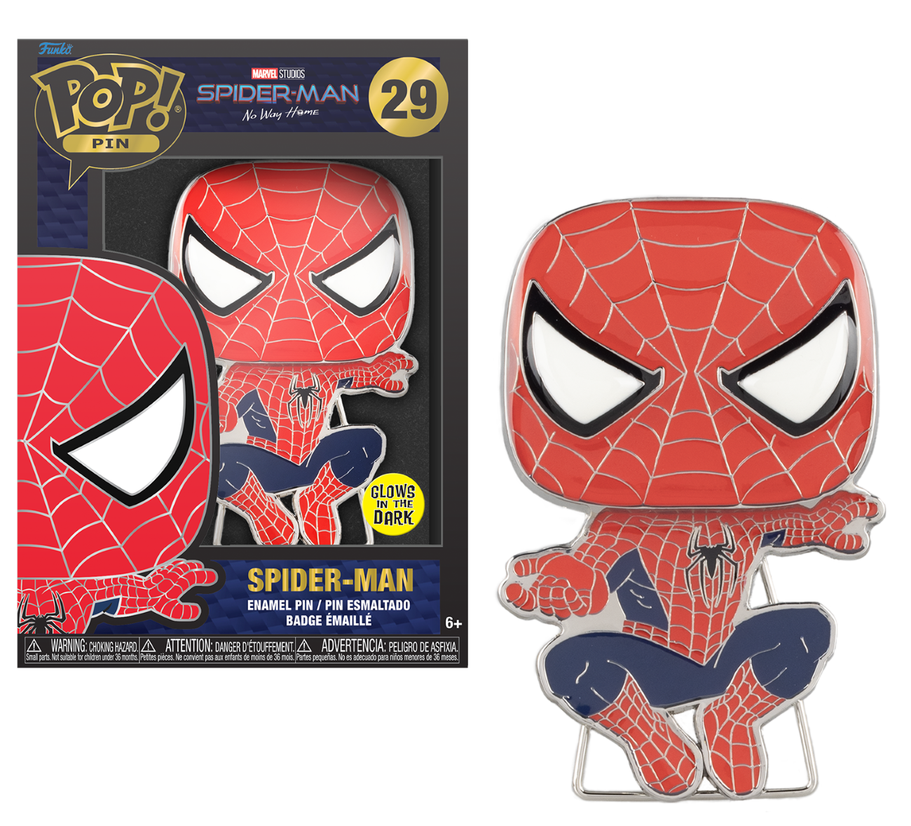 pop pin friendly neighborhood spider man glow 29