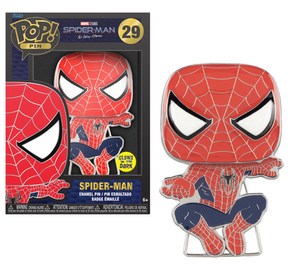 pop pin friendly neighborhood spider man glow 29
