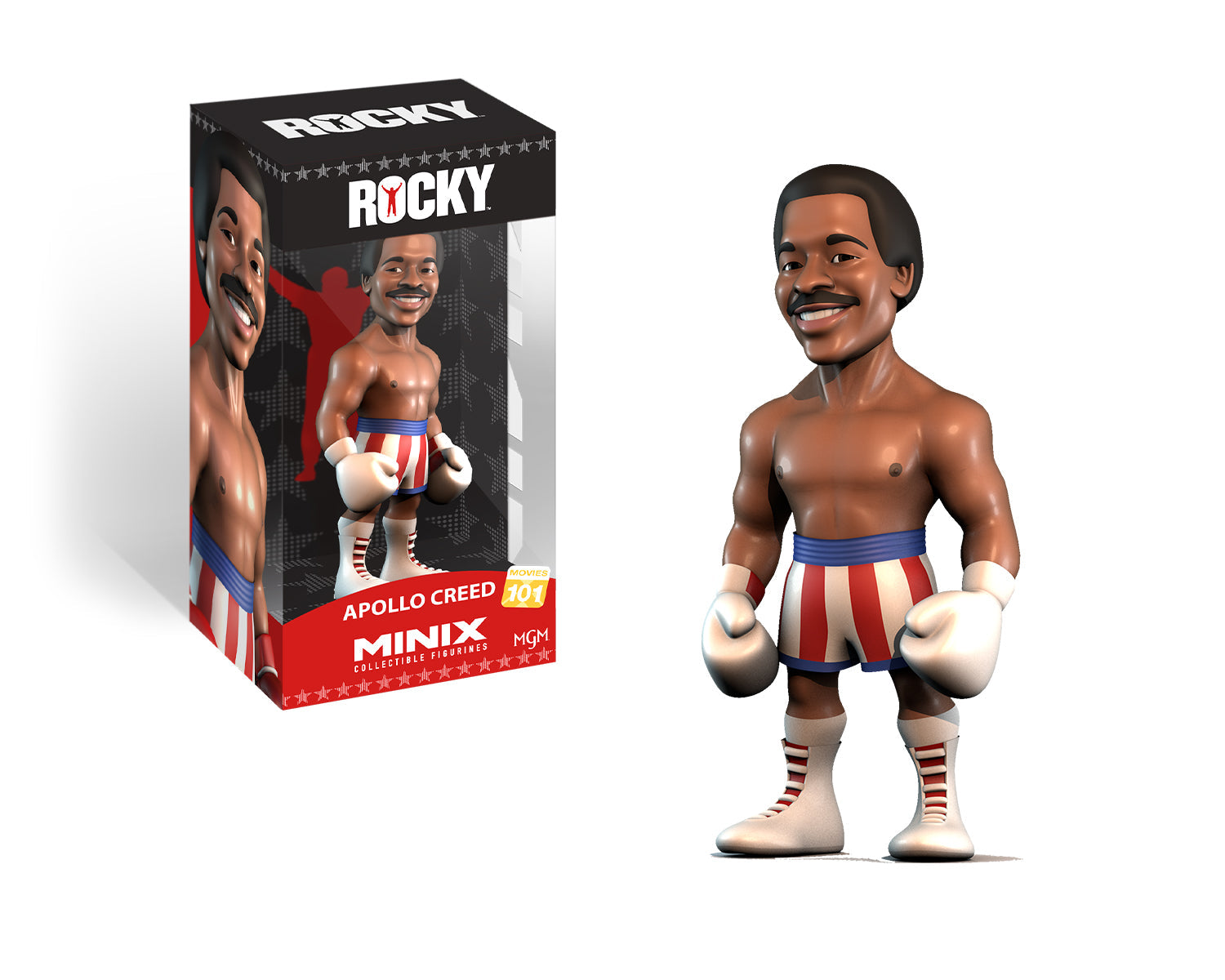 ROCKY Apollo Creed Figurine Minix 12cm