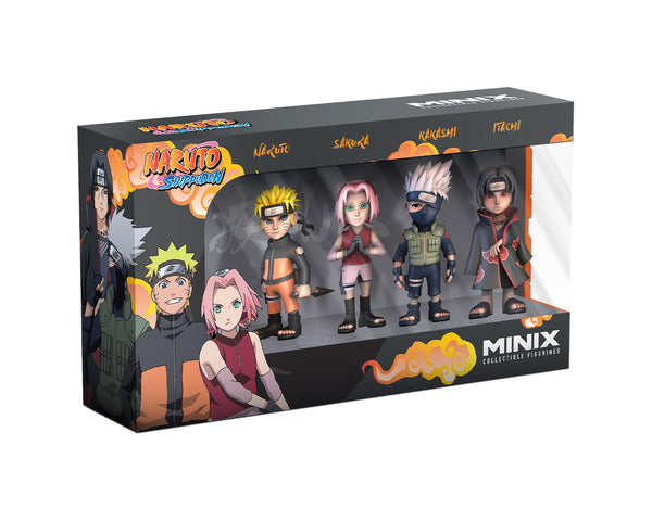 Set van 4 figuurtjes - Naruto Shippuden 