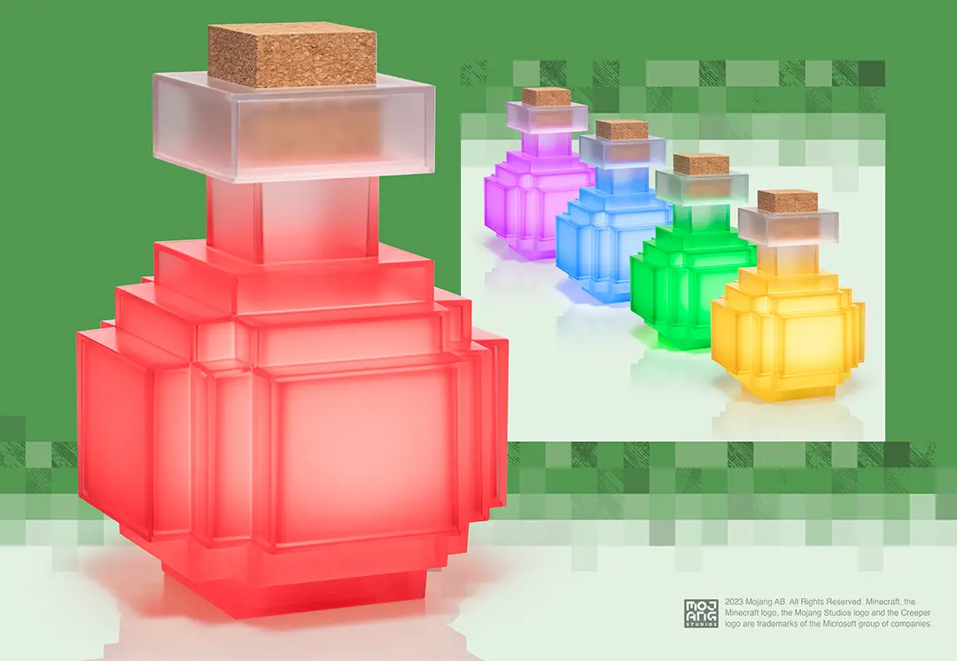 replique minecraft potion lumineuse noble collection