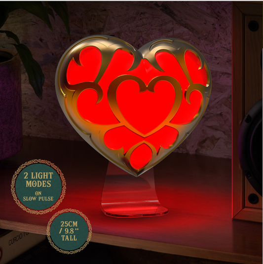 THE LEGEND OF ZELDA Coeur Lampe 25cm