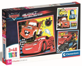 DISNEY - Cars - Puzzelset 3 (48 stuks)