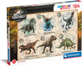 Puzzle Jurassic World - Dinosaures