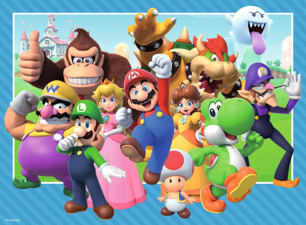 Super Mario Puzzel - Let's-a-go