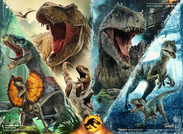 Jurassic World Puzzel - Dinosaurussoorten