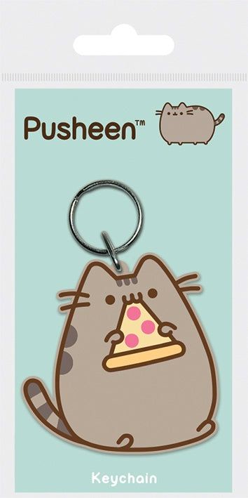 Pusheen sleutelhanger - Pizza 