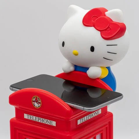 Chargeur sans Fil & USB Hello Kitty - Cabine Téléphonique