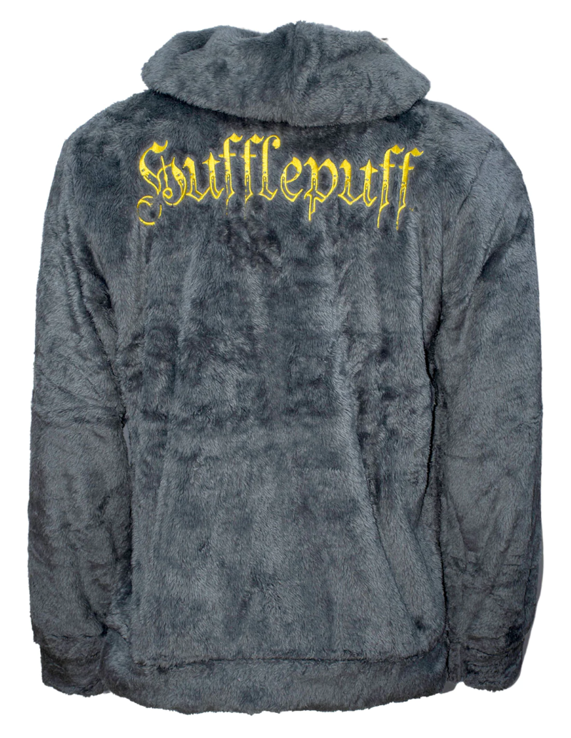 Fluffy Hooded Sweatshirt - Hufflepuff