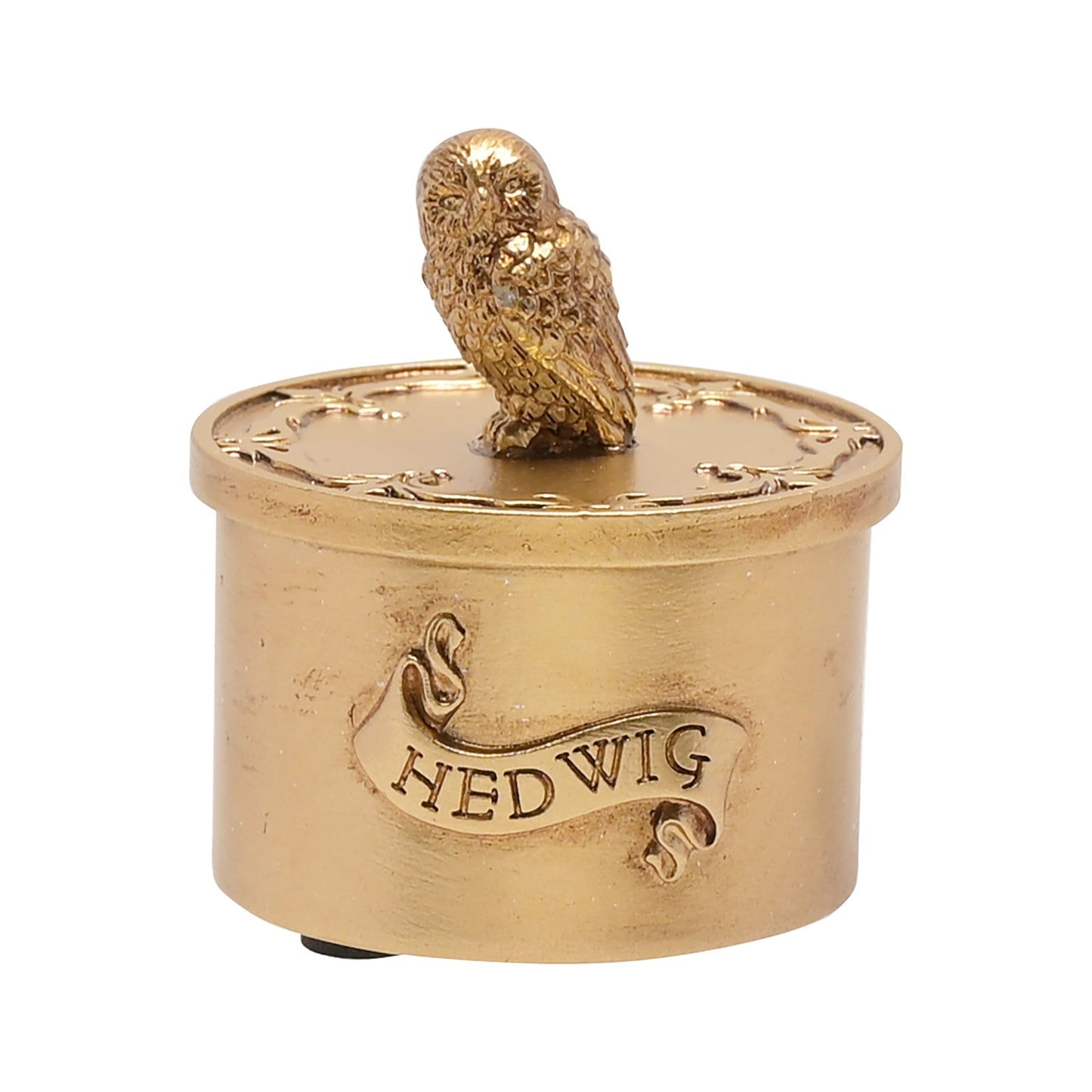 HARRY POTTER Hedwige Boîte à Bijoux Doré