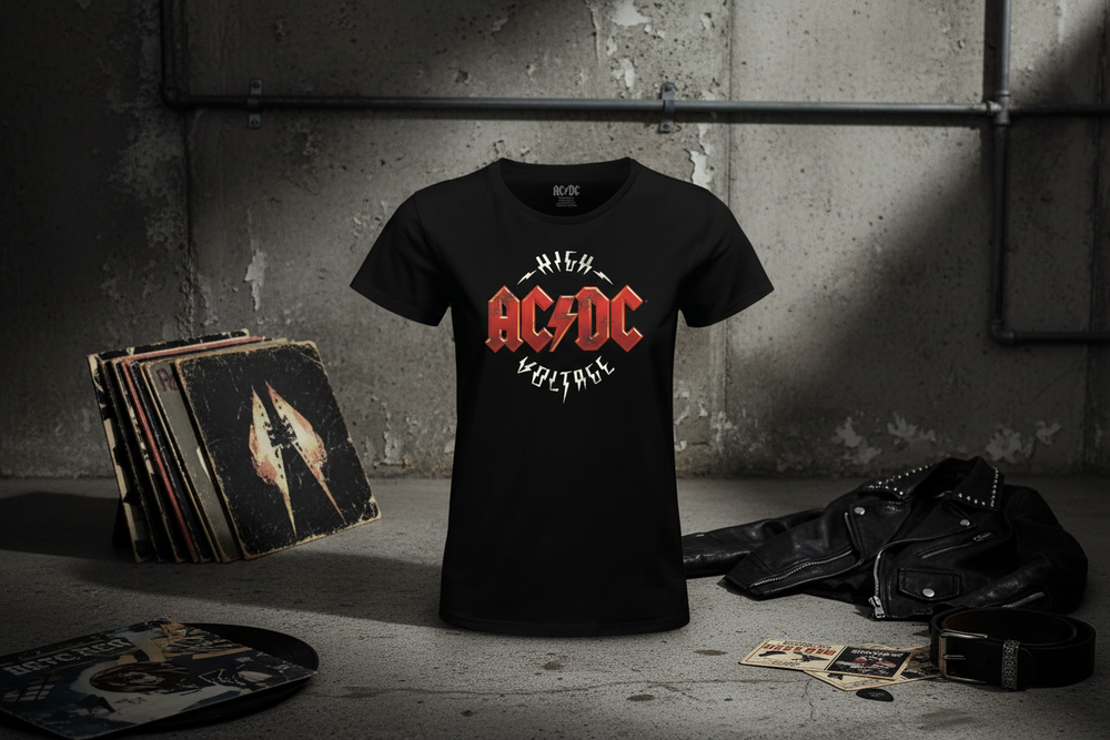AC/DC Women's T-Shirt - High Voltage