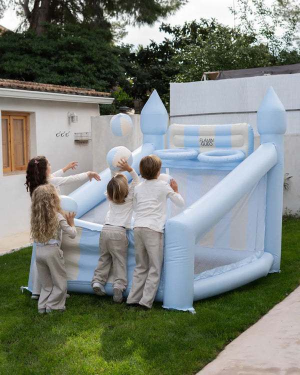 Canasta hinchable grande infantil - CREAM
